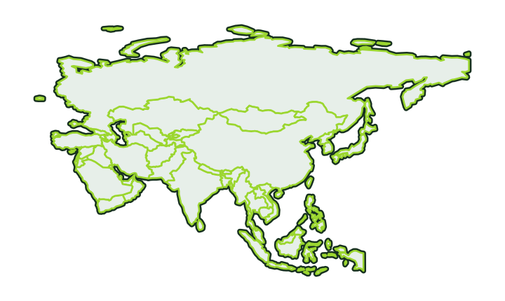 Map of Asia